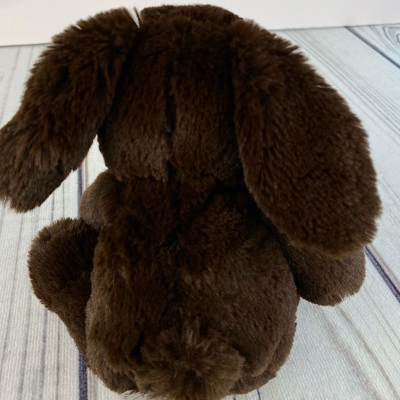 Manhattan Toy Company rabbit plush, chocolate brown Fritz Bunny Small with tags - Picture 5 of 8